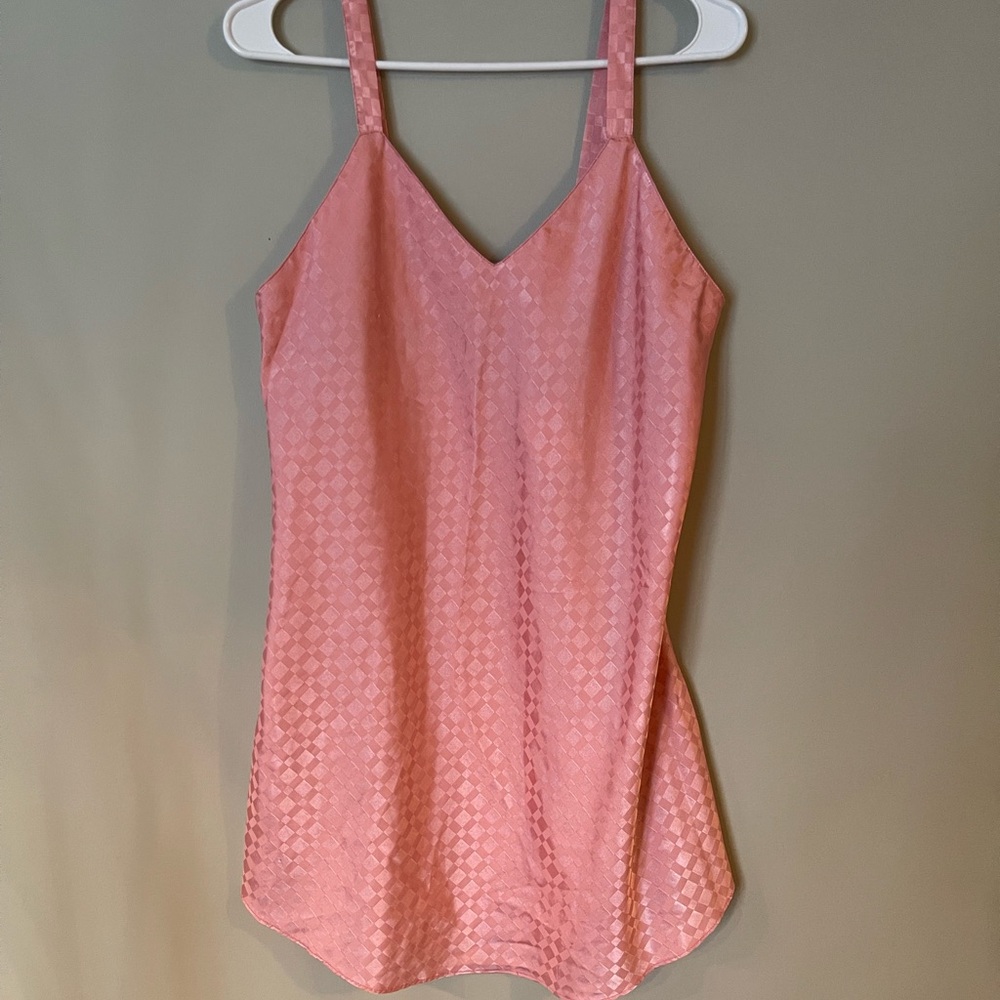 Vintage Pink Slip Dress